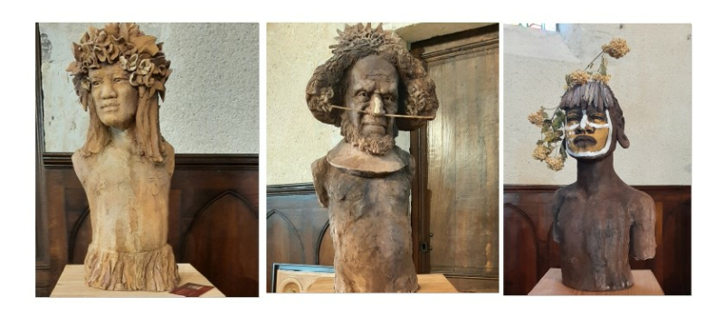 A voir absolument à Mourède: «Des hommes et des fleurs», les sculptures de Christine Alias