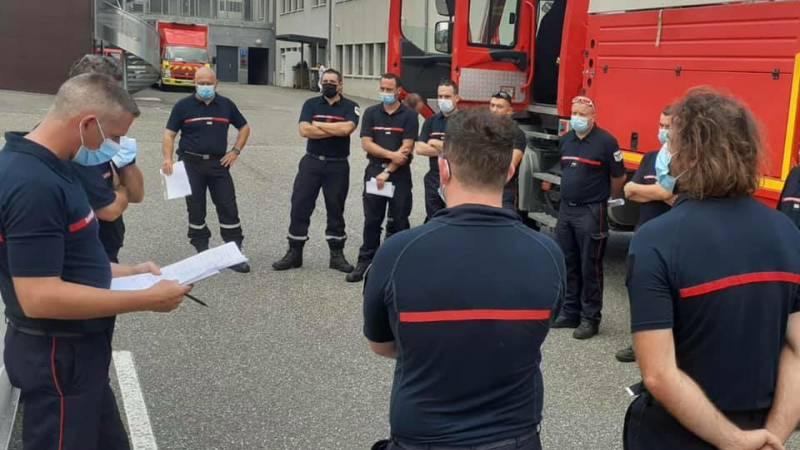 Les sapeurs pompiers gersois en renfort sur les feux de forets