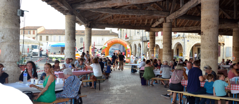 Jeudi 19 août :  dernier marché gourmand de l’année.