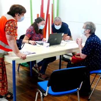 Stand d'information