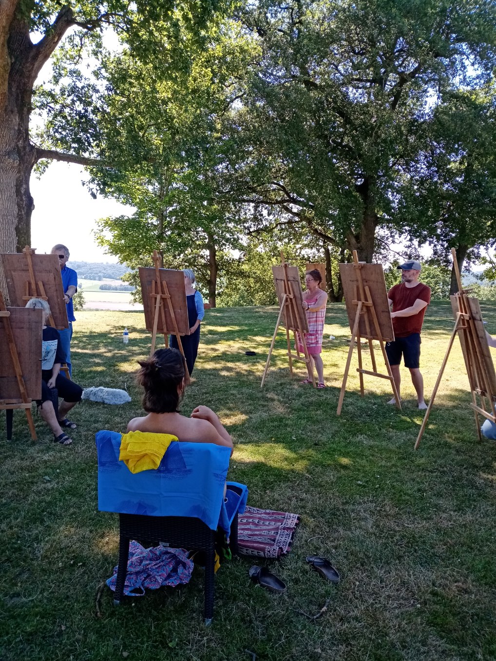 Atelier des couleurs au château de Projan