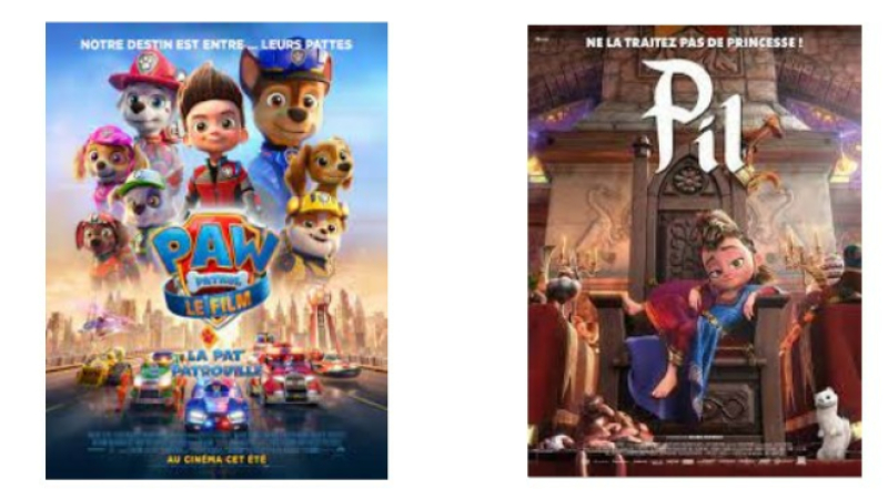 Deux films d'animation mercredi
