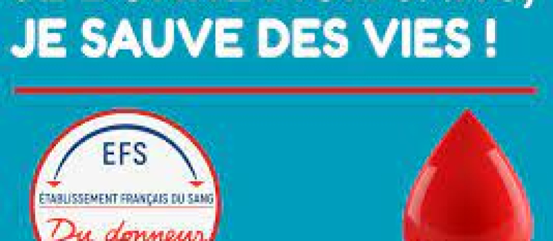 Collecte de sang, un maillon de la chaîne.
