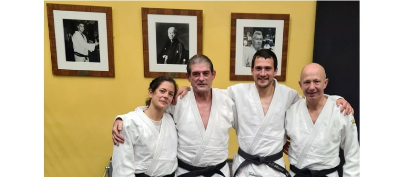Joël Soumeilhan entraîneur du Judo Club vicois est 6e dan