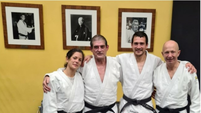 Joël Soumeilhan entraîneur du Judo Club vicois est 6e dan