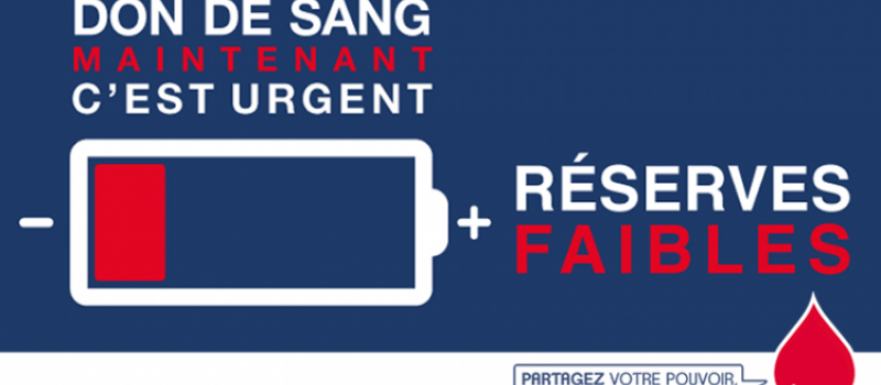 Collectes de sang au mois de septembre