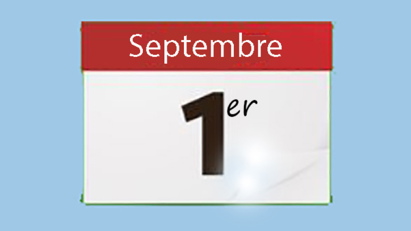 Ce qui change au 1er septembre