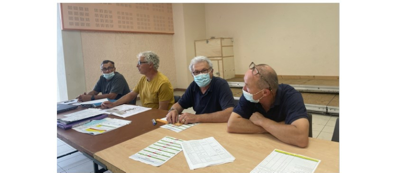 Les chasseurs en assemblée