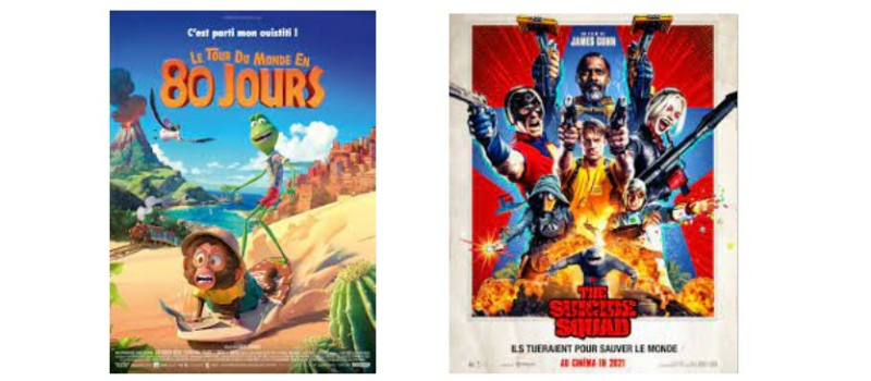 Animation et aventure au cinéma mardi