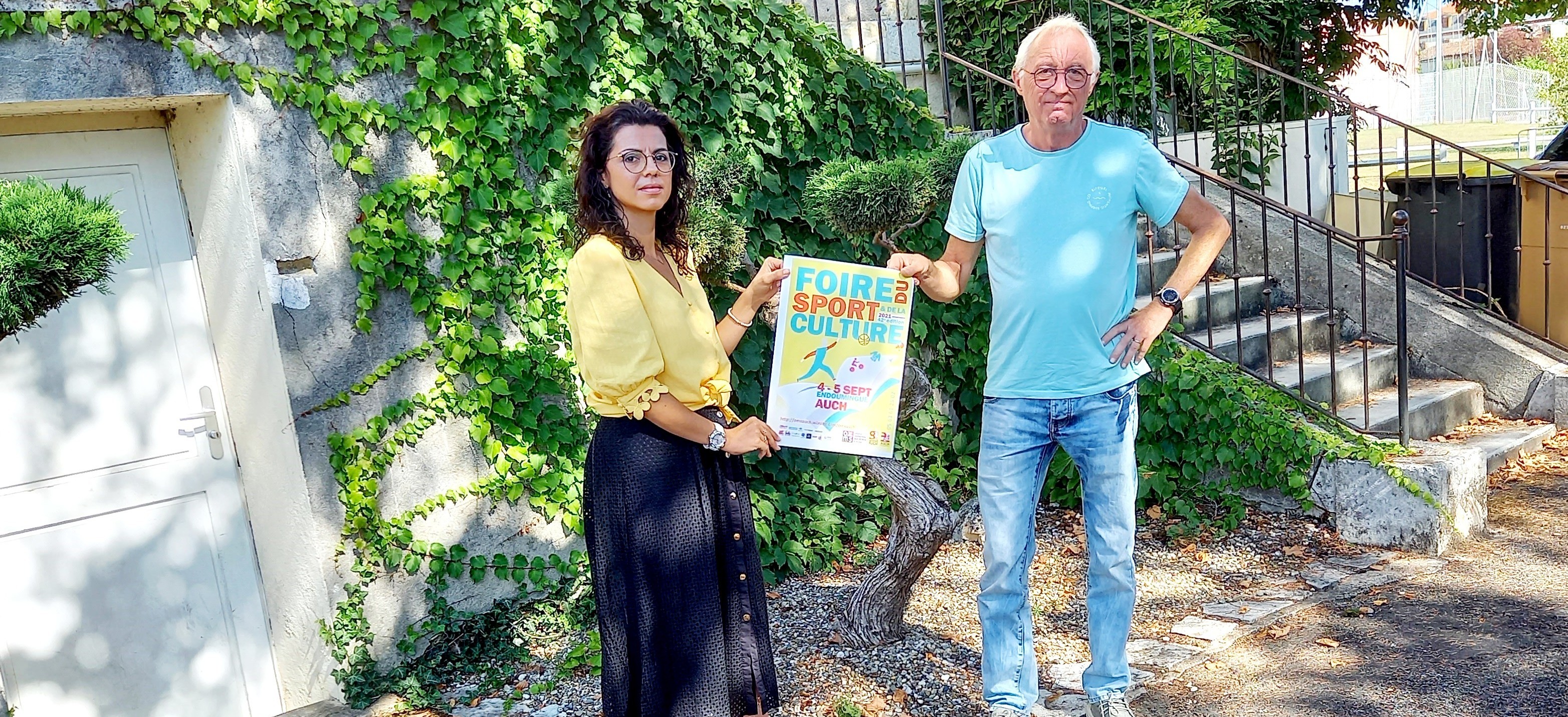 Angélique Urizzi et Daniel Rozès ont présenté le programme de la Foire du sport et de la culture.