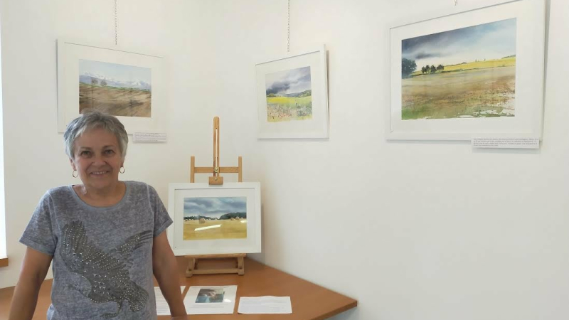 Après Montaut-les-Créneaux, l'aquarelliste Marie-Claude Canet expose au Centre Culturel