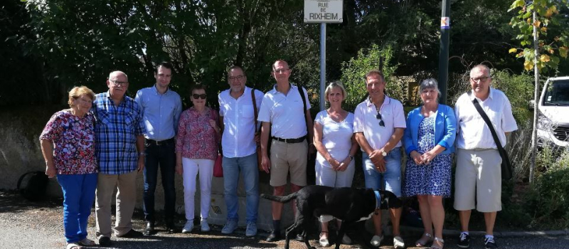 Les Alsaciens en visite dans leur ville jumelle