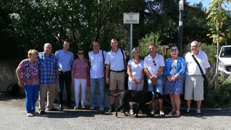 Les Alsaciens en visite dans leur ville jumelle