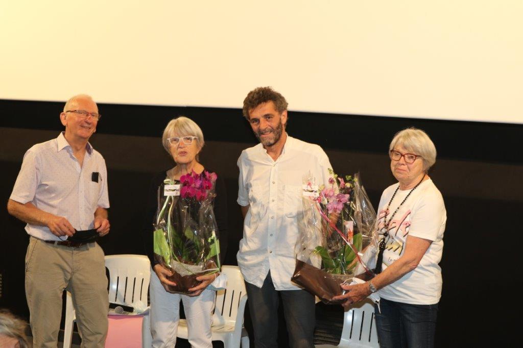 Jacques Flanquart, Claudine Décremps, Gérard Cassou et Nelly Badin