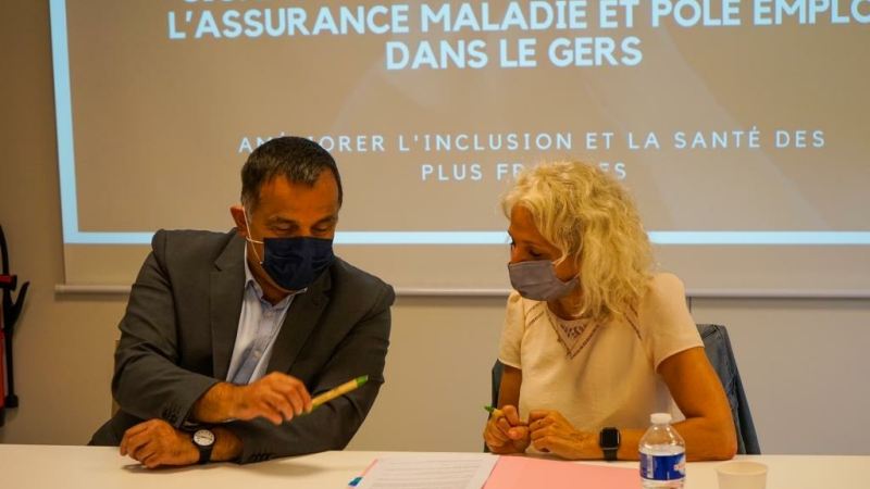 Une convention  pour une meilleure prise en charge des assurés demandeurs d'emploi