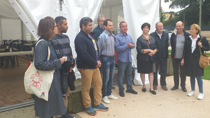 Inauguration du village des saveurs  italiennes