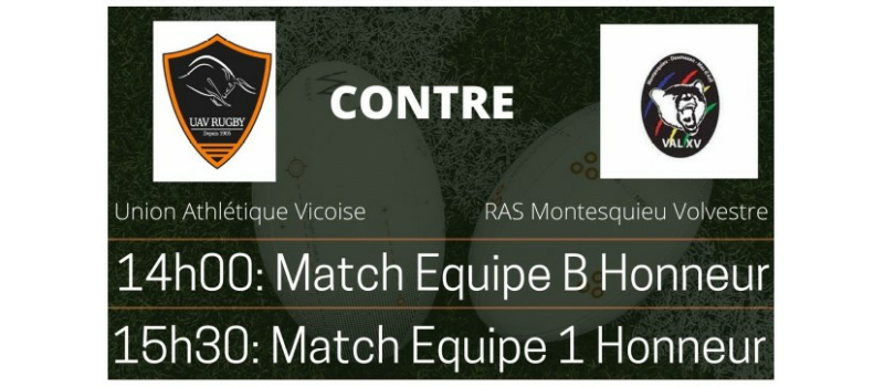 UAV Rugby : nous serons chez nous à Goulin !