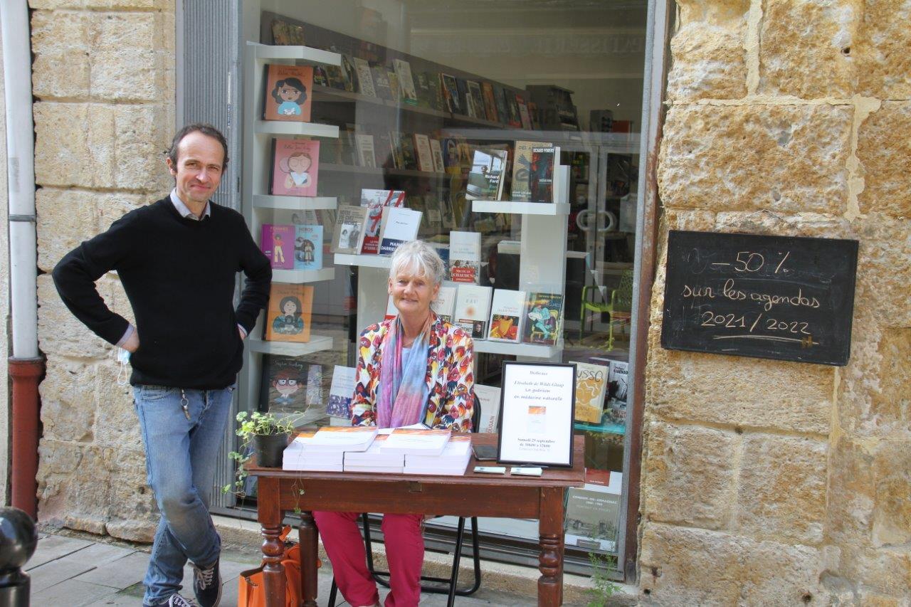Pascal Licari en compagnie de Elisabeth de Wildt-Glaap  - Photos Marc Le Saux