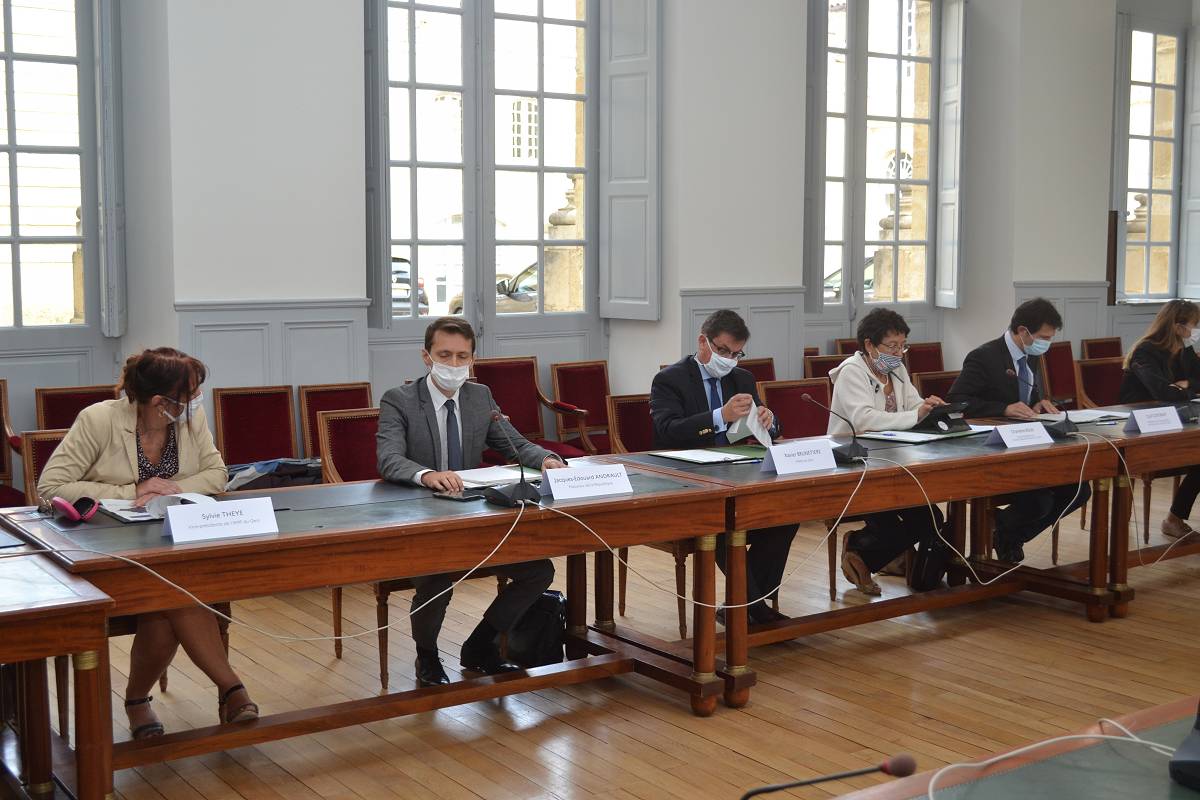 Les signataires du plan départemental de prévention de la délinquance 2020-2024.