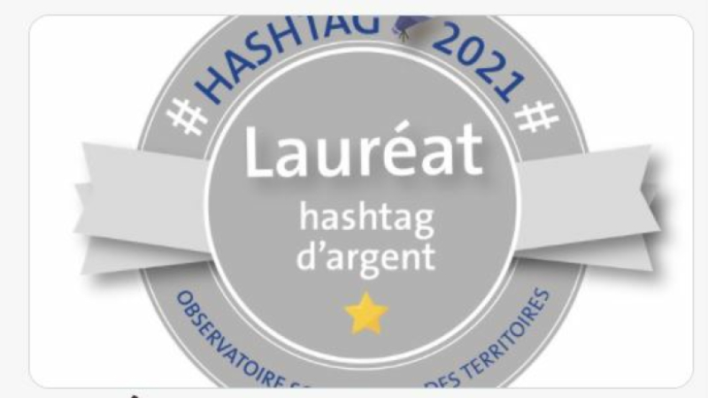 Hashtag d’argent 2021 pour le Conseil Départemental du Gers