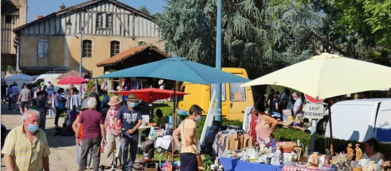 Vide grenier dans un cadre exceptionnel