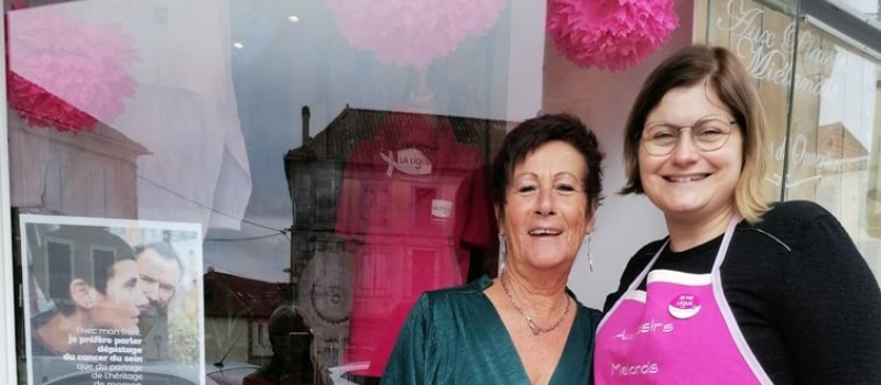 Une boutique rose