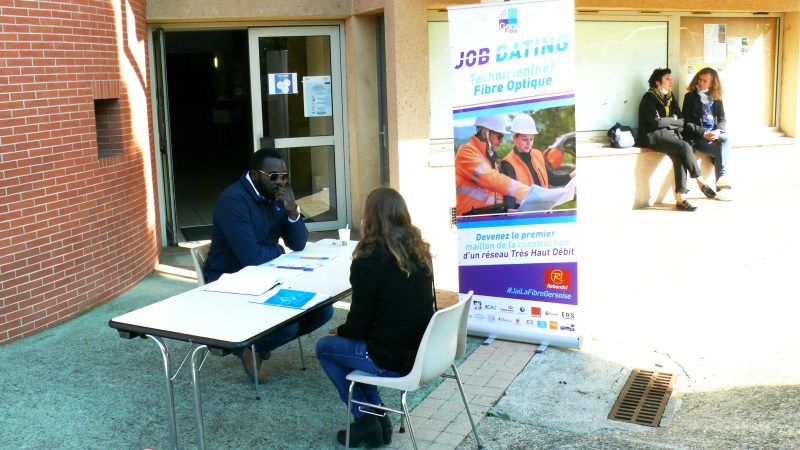 Job Dating initié par Gers Fibre : Une soixantaine de demandeurs d'emploi ont été reçus par huit entreprises