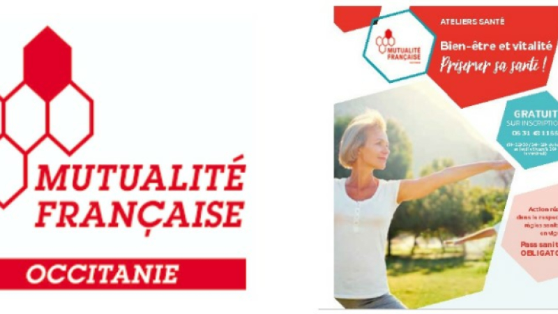 Ateliers santé gratuits "Bien-être et vitalité"  proposés par la Mutualité française