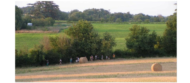 Randonnée proposée par le club des randonneurs des Castelnaux à Bazian