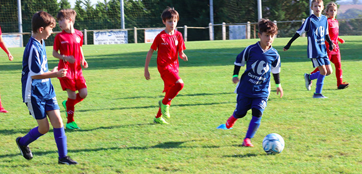 U 11 équipe 1 une belle remontée de balle  face à Auch 3