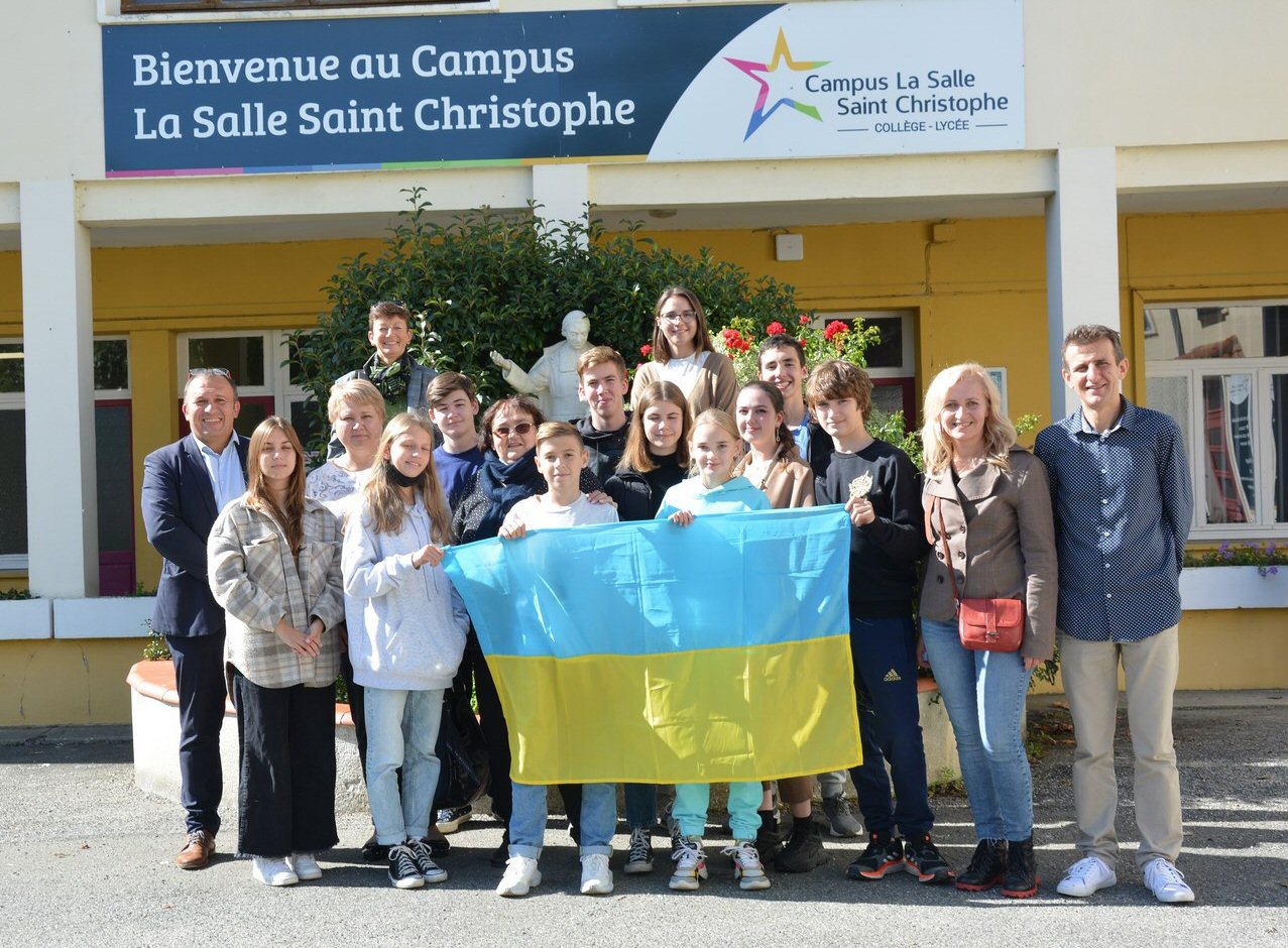 Un petit air d'Ukraine a déjà flotté sur le Campus