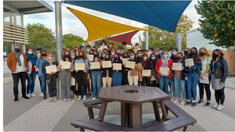 Les anciens 3èmes ont reçu leur diplôme du brevet !