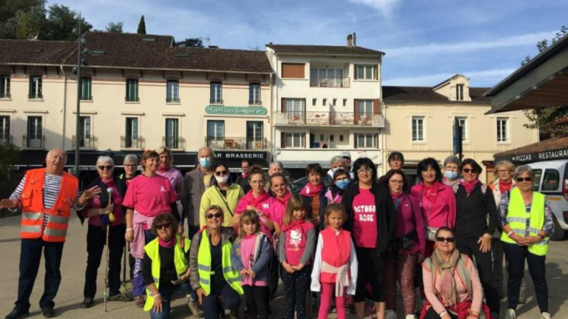 Ils étaient unis pour Octobre rose
