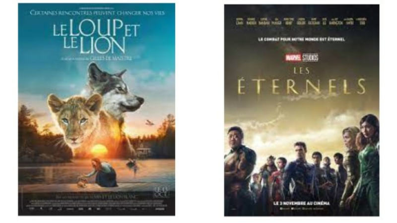 "Le loup et le lion" et "Les éternels" au cinéma vendredi