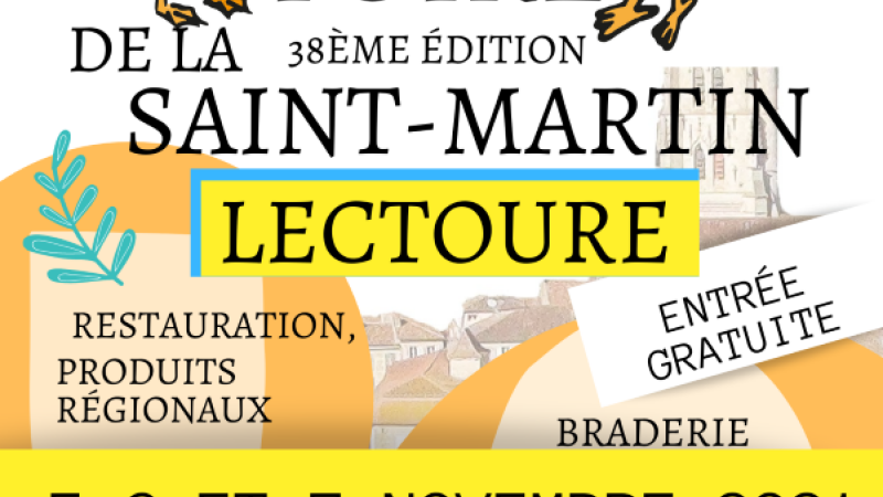 Foire de la Saint-Martin, c'est maintenant !