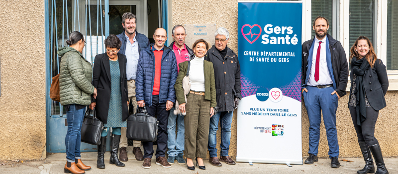 Centres de Santé : «13 médecins candidats pour le Gers » (Philippe Martin à Plaisance)