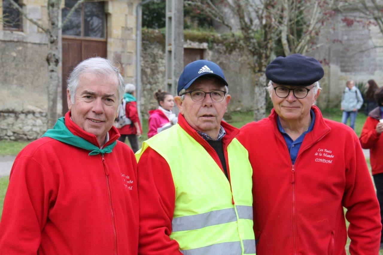 Un trio de passionnés : les co-présidents Christian Galindo et et Pascal Deranlot , avec Alain Verdier entre les deux - Photo Marc Le Saux