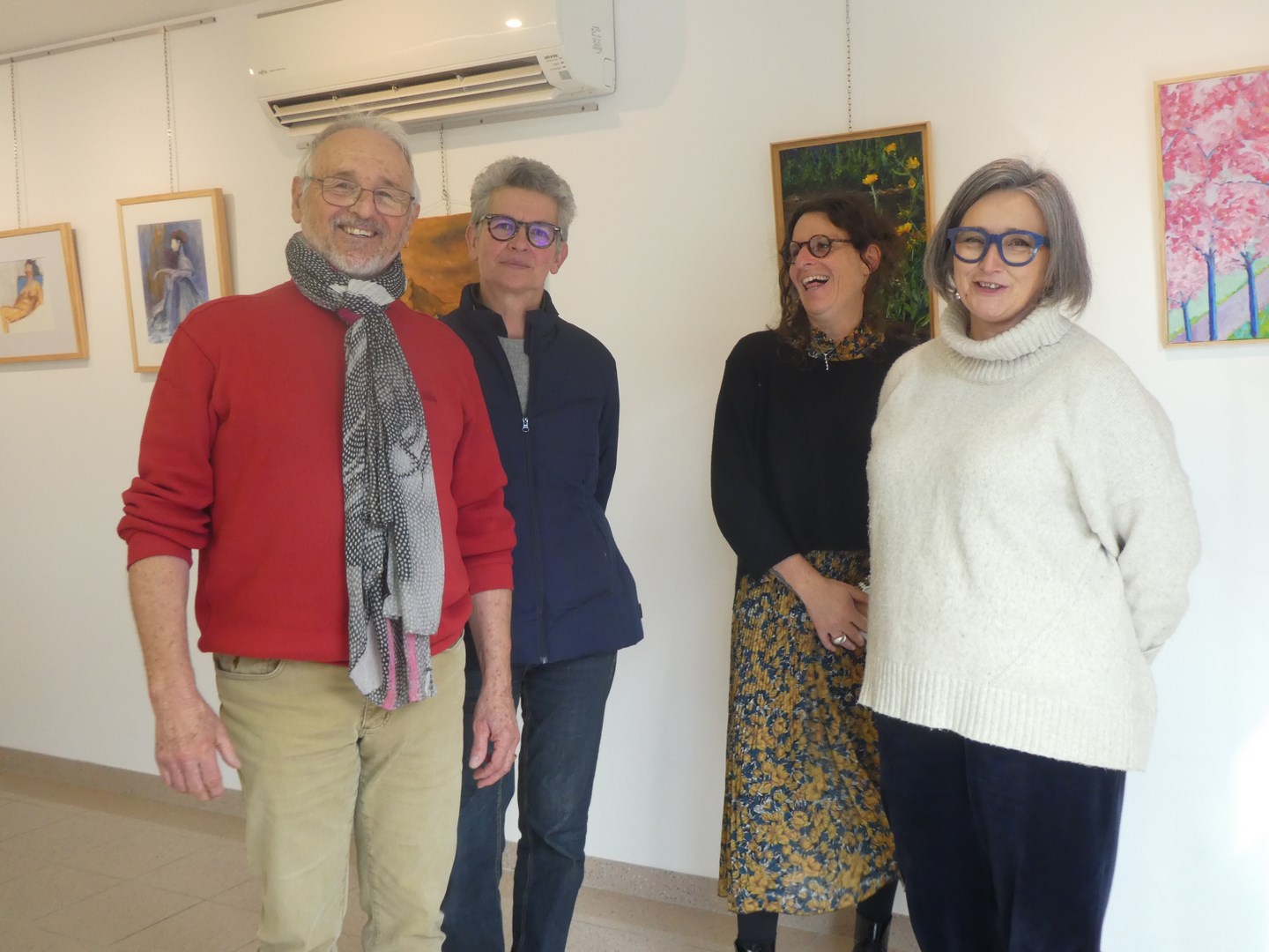 Réunis par l'amour de l'art pictural