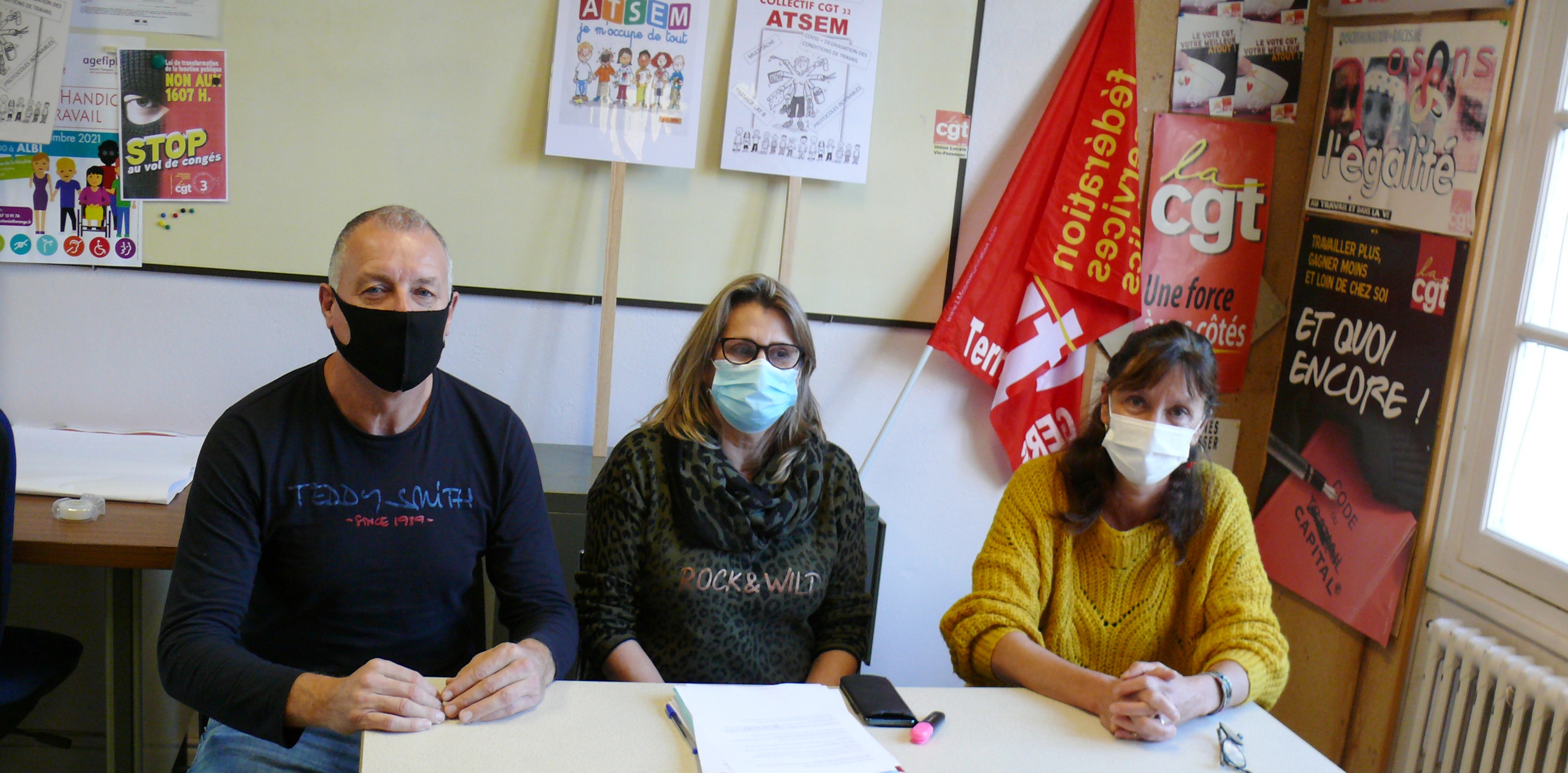 Eric Guichené, Corine Laplasse Zambelli et Nathalie Ferréol ont détaillé les conditions de travail des ATSEM.