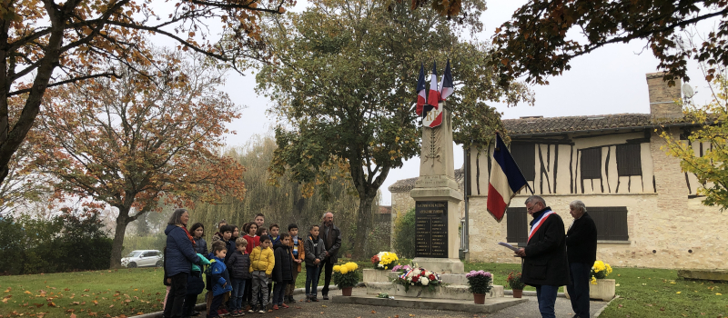 Hommage du 11 novembre à Pauilhac