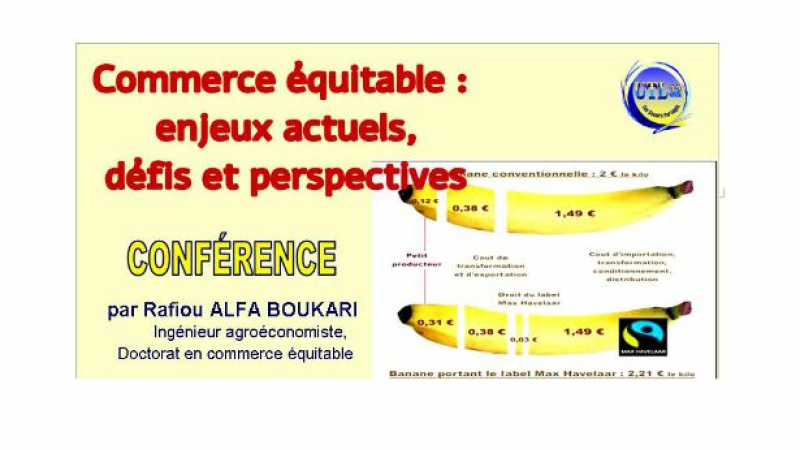 Découvrir le commerce équitable : la prochaine conférence de l'UTL 32