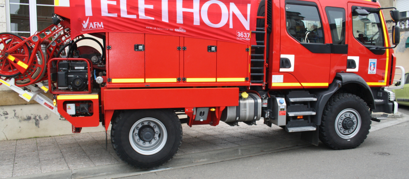 Les sapeurs pompiers volontaires mobilisés pour le Téléthon