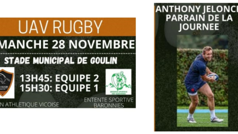 Anthony Jelonch parrain de la journée du 28 novembre à Vic-Fezensac