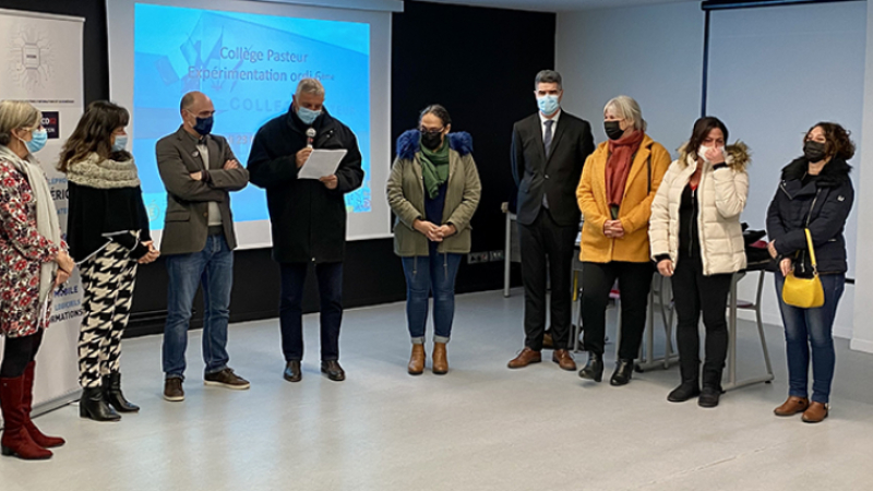 44 ordinateurs pour les élèves de 6ème du collège de Plaisance