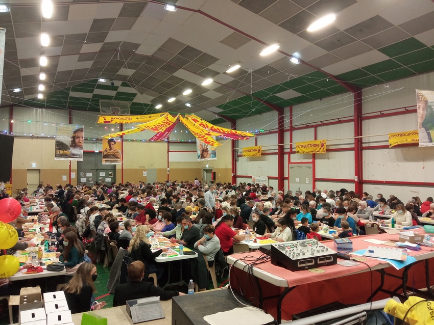 Une vue de la soirée loto