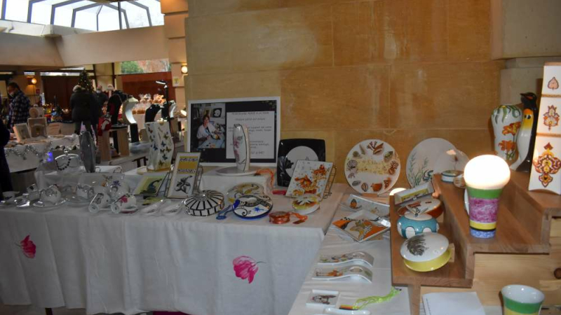 Un beau Marché de l'Avent mais moins fréquenté