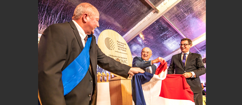 Éauze: une plaque pour l'armagnac au patrimoine culturel immatériel de la France