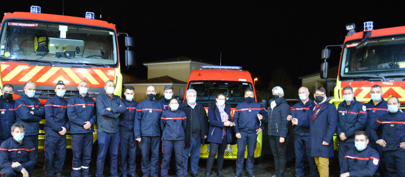 Trois nouveaux véhicules pour le centre de secours de Vic-Fezensac !