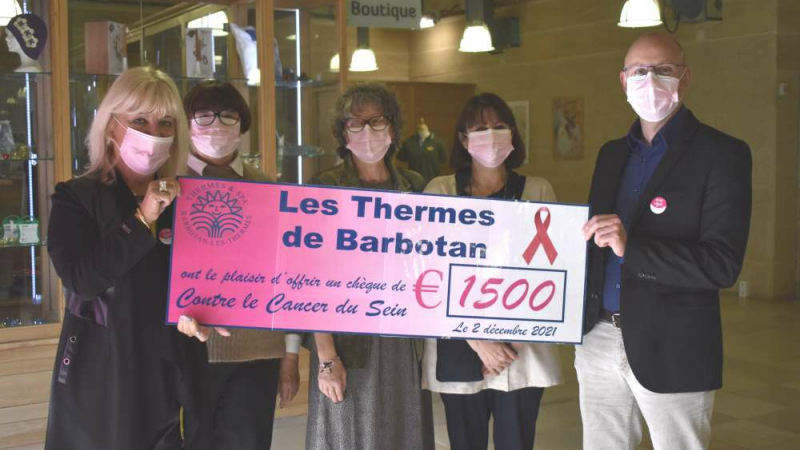 1 500 euros collectés pour Octobre rose