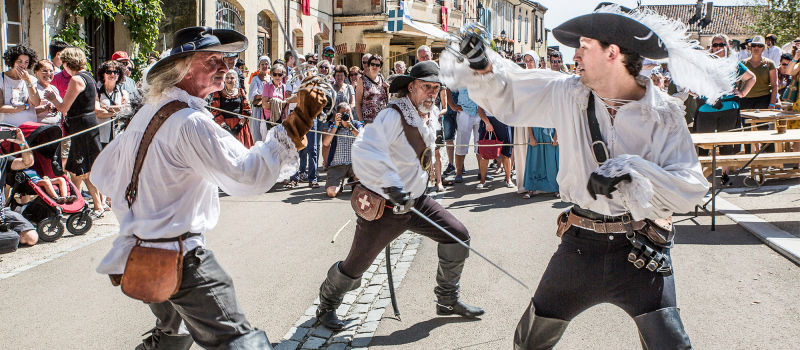 Lupiac : dynamisme de l'association qui organise le Festival : d'Artagnan chez d'Artagnan